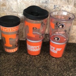 3 Tennessee Vols Tervis Tumblers